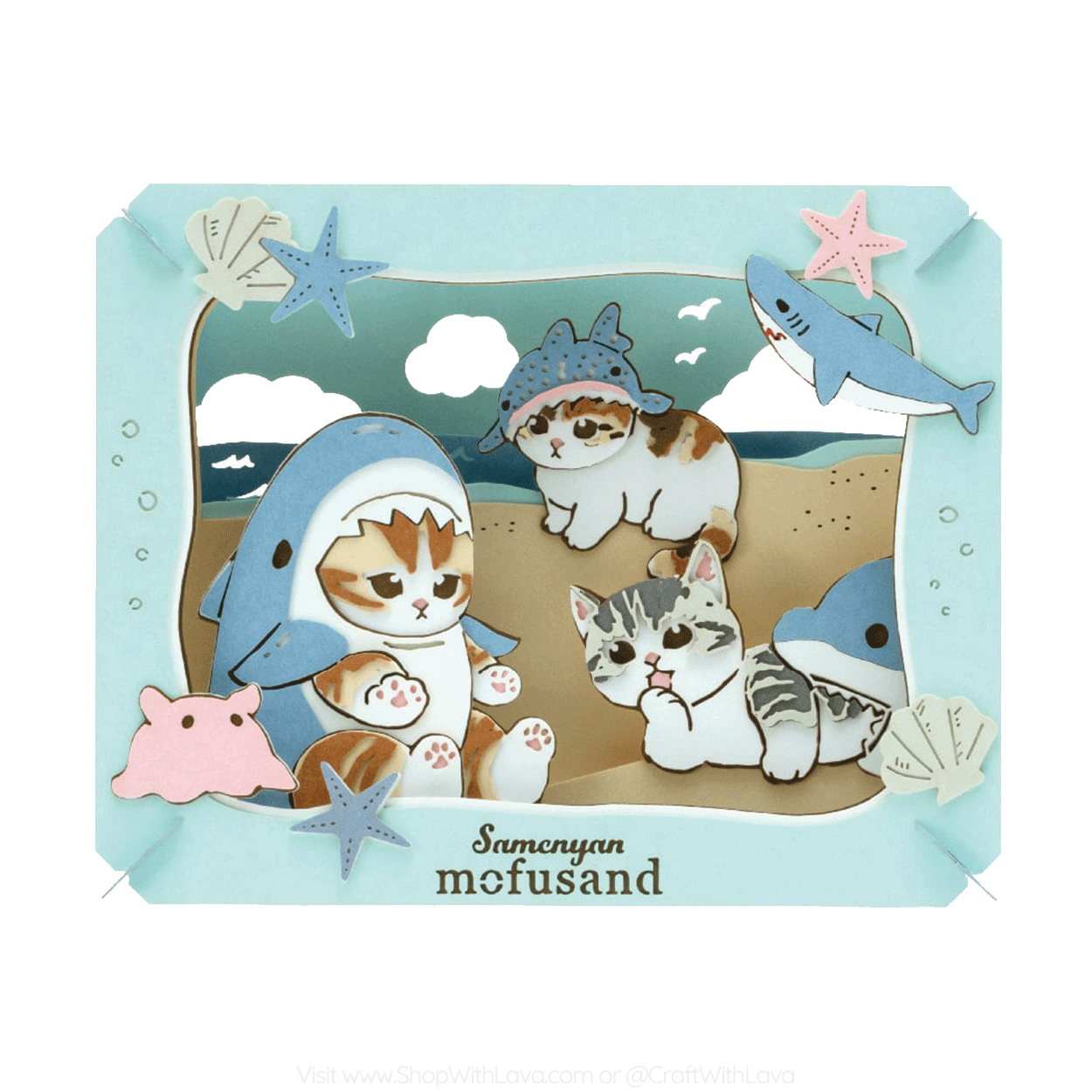 Paper Theater Mofusand Sameyan PT 354 Craft With Lava paper-theater-mofusand-sameyan-pt-354-craft-with-lava