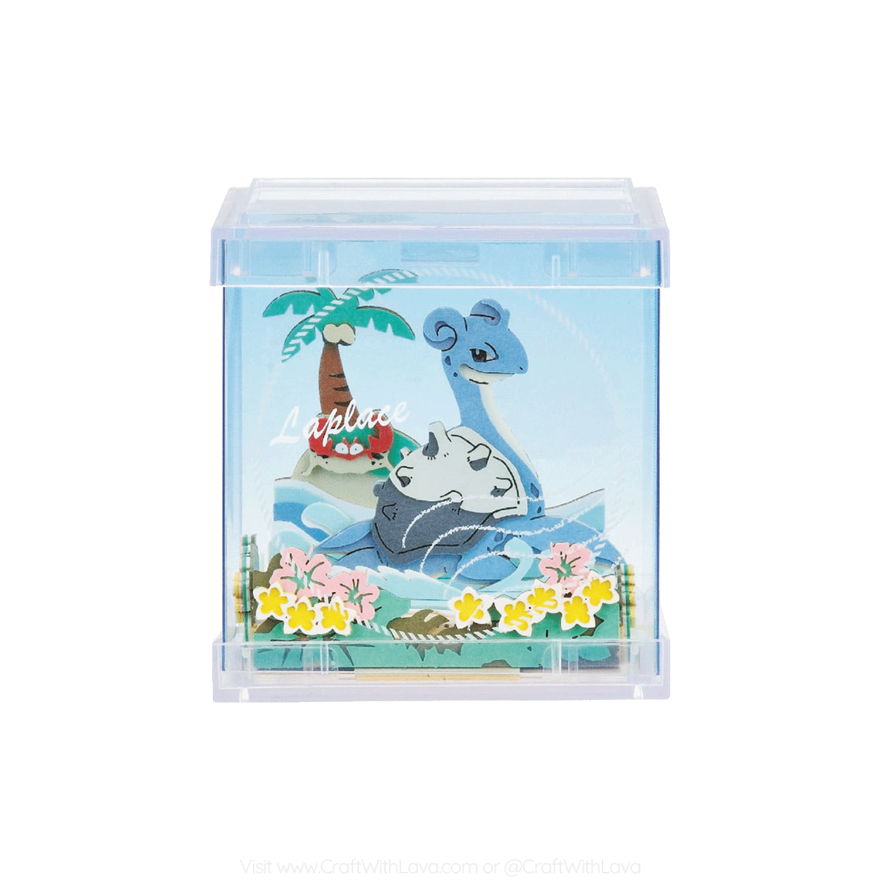 Paper Theater Cube | Pokémon | Laplace ( Lapras ) PT-C07