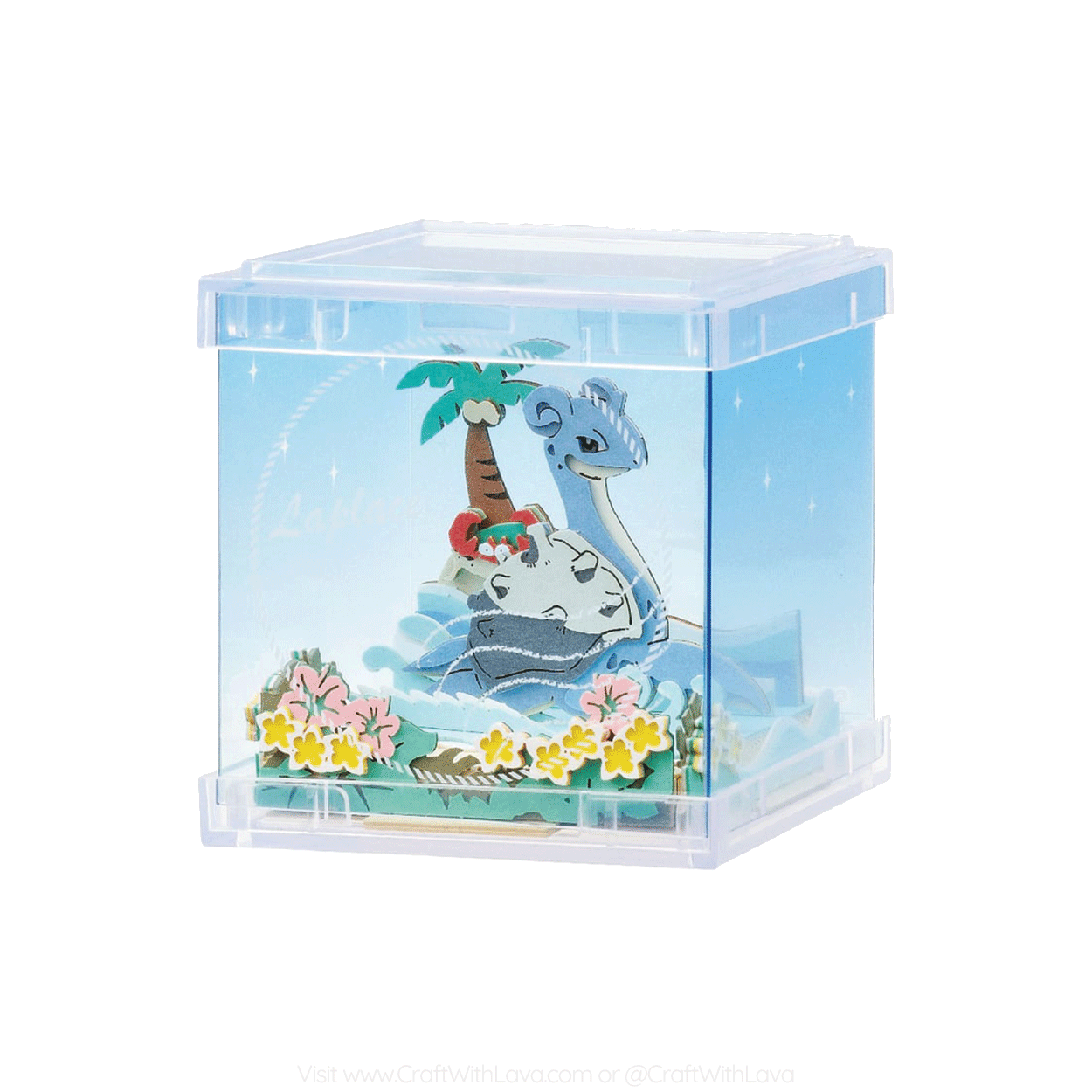 Paper Theater Cube | Pokémon | Laplace ( Lapras ) PT-C07