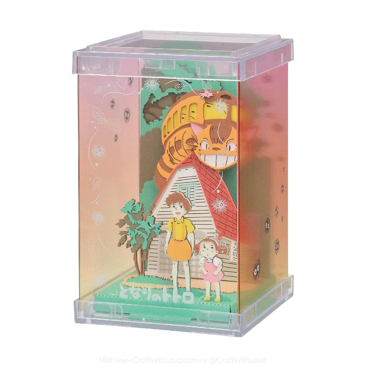 Paper Theater Cube | My Neighbor Totoro | Thank you Cat Bus PTC-T03