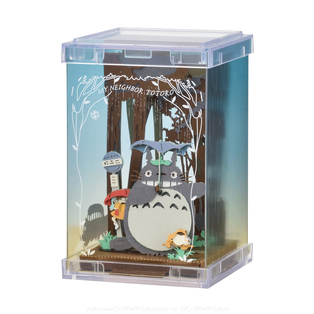 Paper Theater Cube | My Neighbor Totoro | Rain Sound Dance PTC-T05