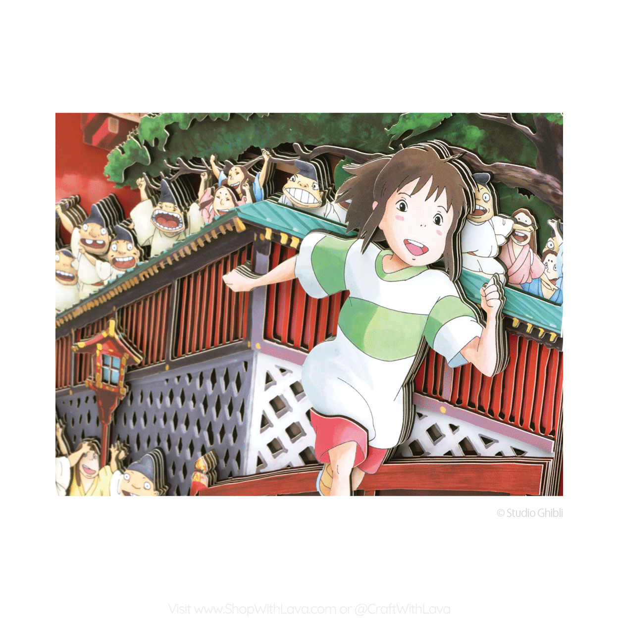 Paper Shadow Art | Spirited Away | Goodbye Aburaya Bathhouse SA-05