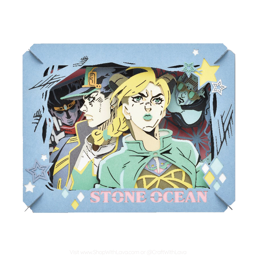 Paper Theater | JoJo's Bizarre Adventure Stone Ocean | Jorin Kujo & Jotaro Kujo