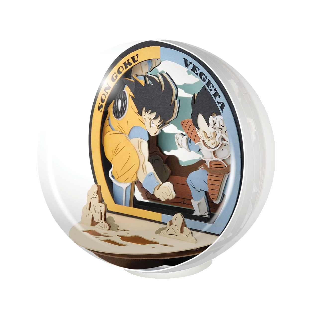 Paper Theater Ball | Dragon Ball Z | Son Goku vs Vegeta