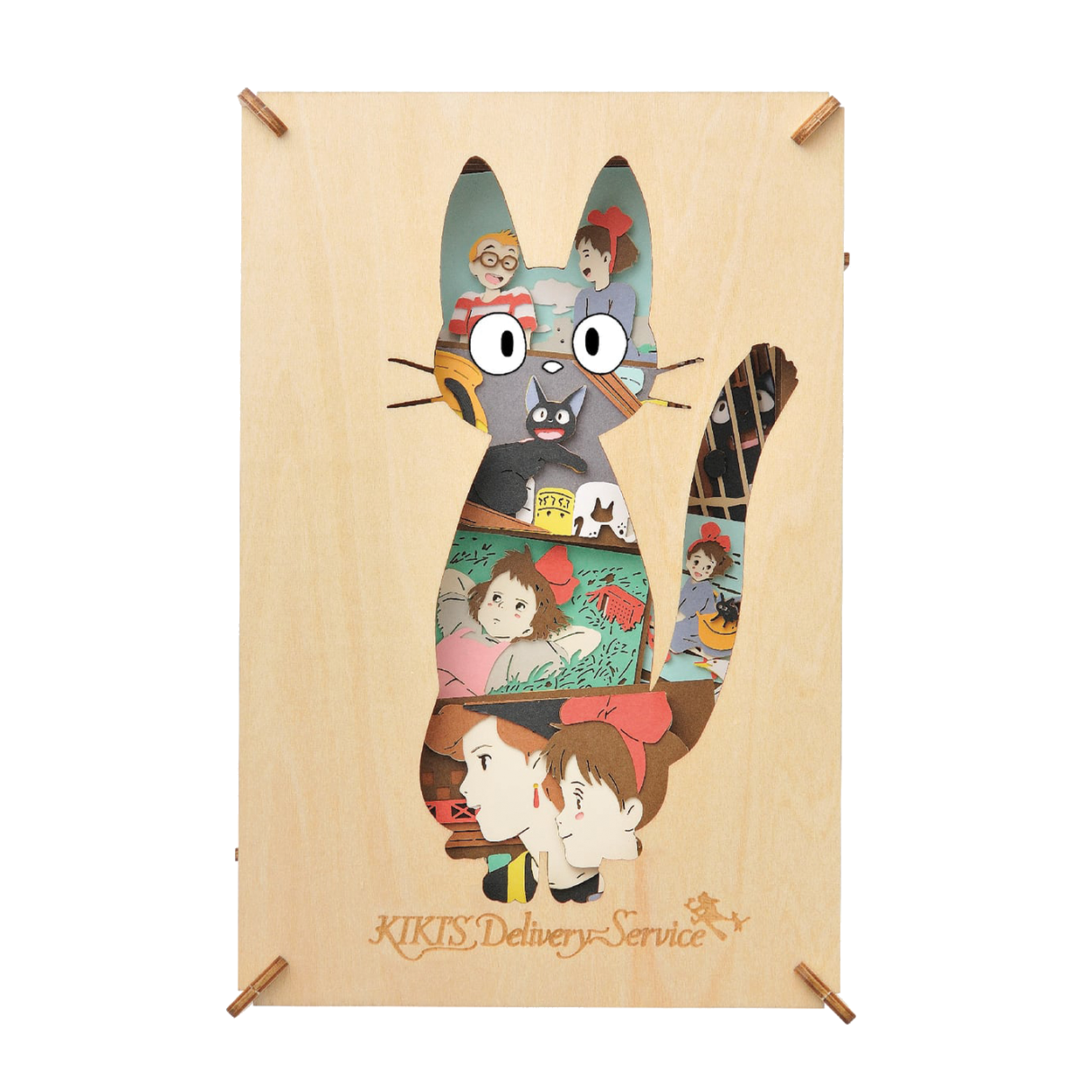 Paper Theater Wood | Kiki's Delivery Service | Movie Collage