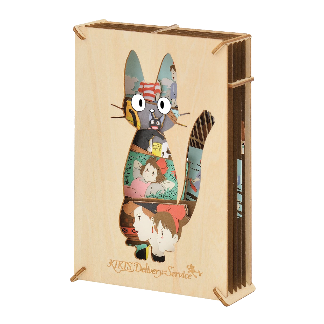 Paper Theater Wood | Kiki's Delivery Service | Movie Collage