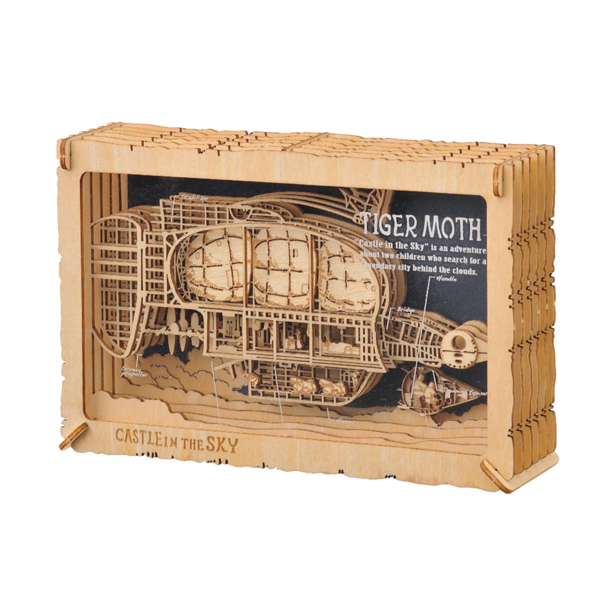 Paper Theater Wood | Castle in the Sky Laputa | Tiger Moss