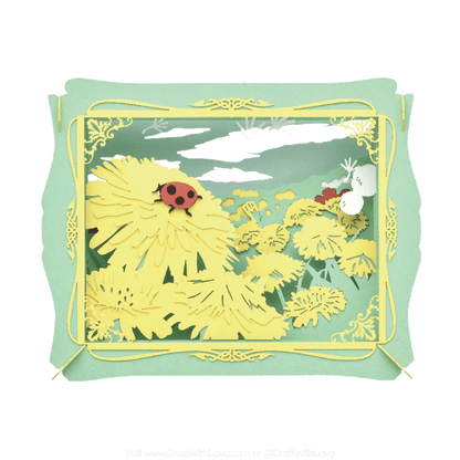 Paper Theater | Plants and Animal Series | Dandelion and Ladybug