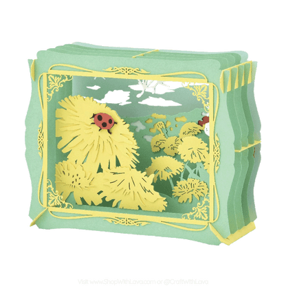 Paper Theater | Plants and Animal Series | Dandelion and Ladybug