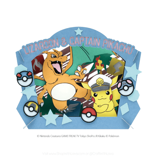 Paper Theater | Pokemon | Captain Pikachu & Charizard PT-338