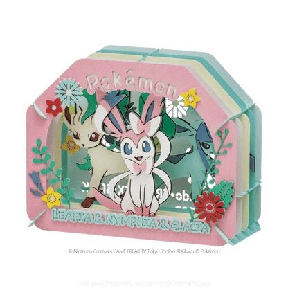 Paper Theater | Pokémon | Leafeon, Sylveon, and Glaceon PT-366