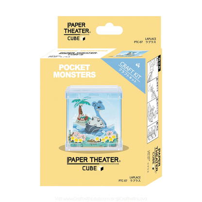 Paper Theater Cube | Pokémon | Laplace ( Lapras ) PT-C07
