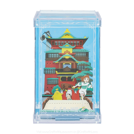 Paper Theater Cube | Spirited Away | Goodbye Aburaya Bathhouse PTC-T04