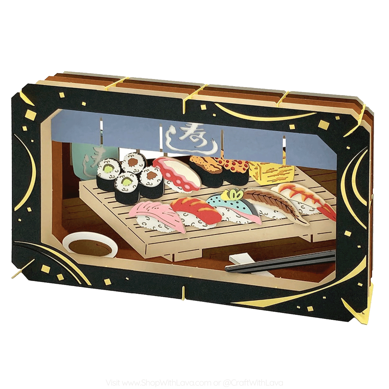 Paper Theater | Japanese Theme | Sushi PT-L63