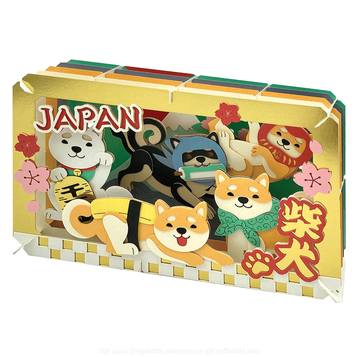 Paper Theater | Japanese Theme | Fortune Lucky Cat PT-L64