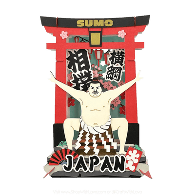 Paper Theater | Japanese Theme | Sumo Wrestling PT-L66