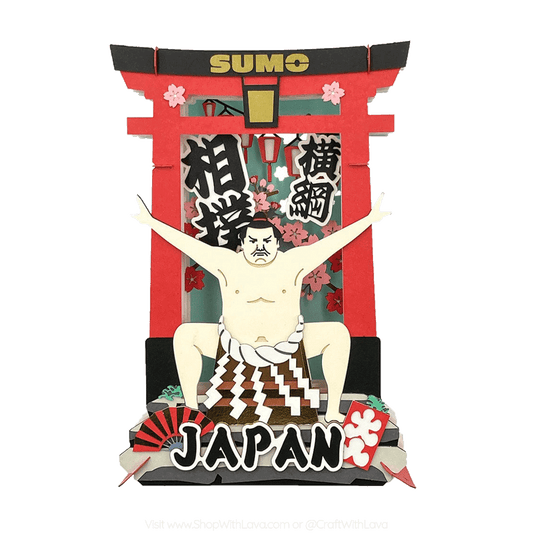 Paper Theater | Japanese Theme | Sumo Wrestling PT-L66