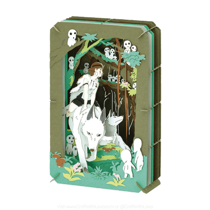 Paper Theater | Princess Mononoke | The Forest Where Forest Spirits Kodama Lives PT-L80