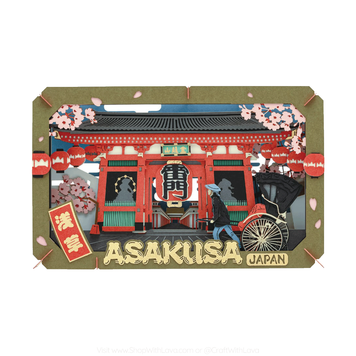 Paper Theater | Japanese Scenery  | Asakusa PT-L87