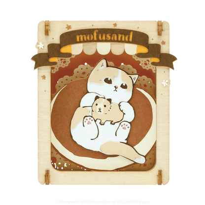 Paper Theater Wood | mofusand | Pancake Nyan PT-W19