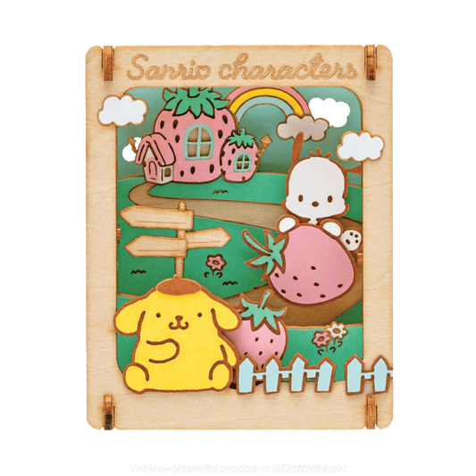 Paper Theater Wood | Sanrio Characters | Strawberry House 1 PT-W20