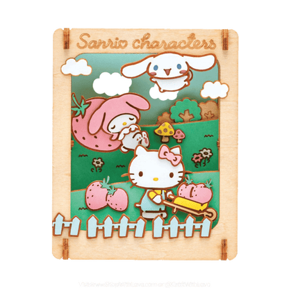 Paper Theater Wood | Sanrio Characters | Strawberry House 2 PT-W21