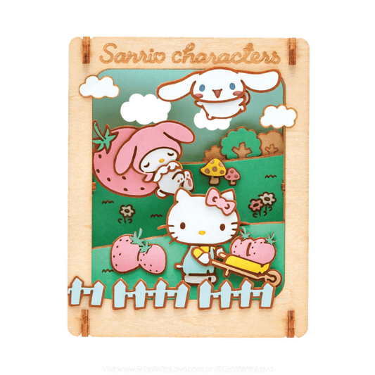 Paper Theater Wood | Sanrio Characters | Strawberry House 2 PT-W21