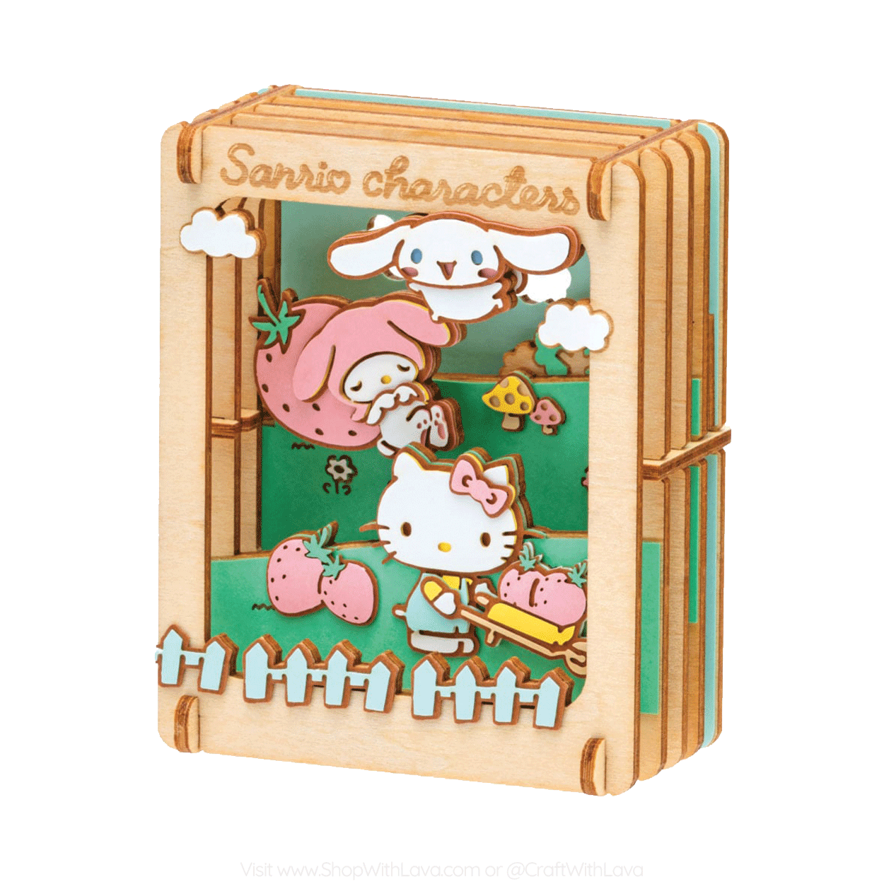 Paper Theater Wood | Sanrio Characters | Strawberry House 2 PT-W21