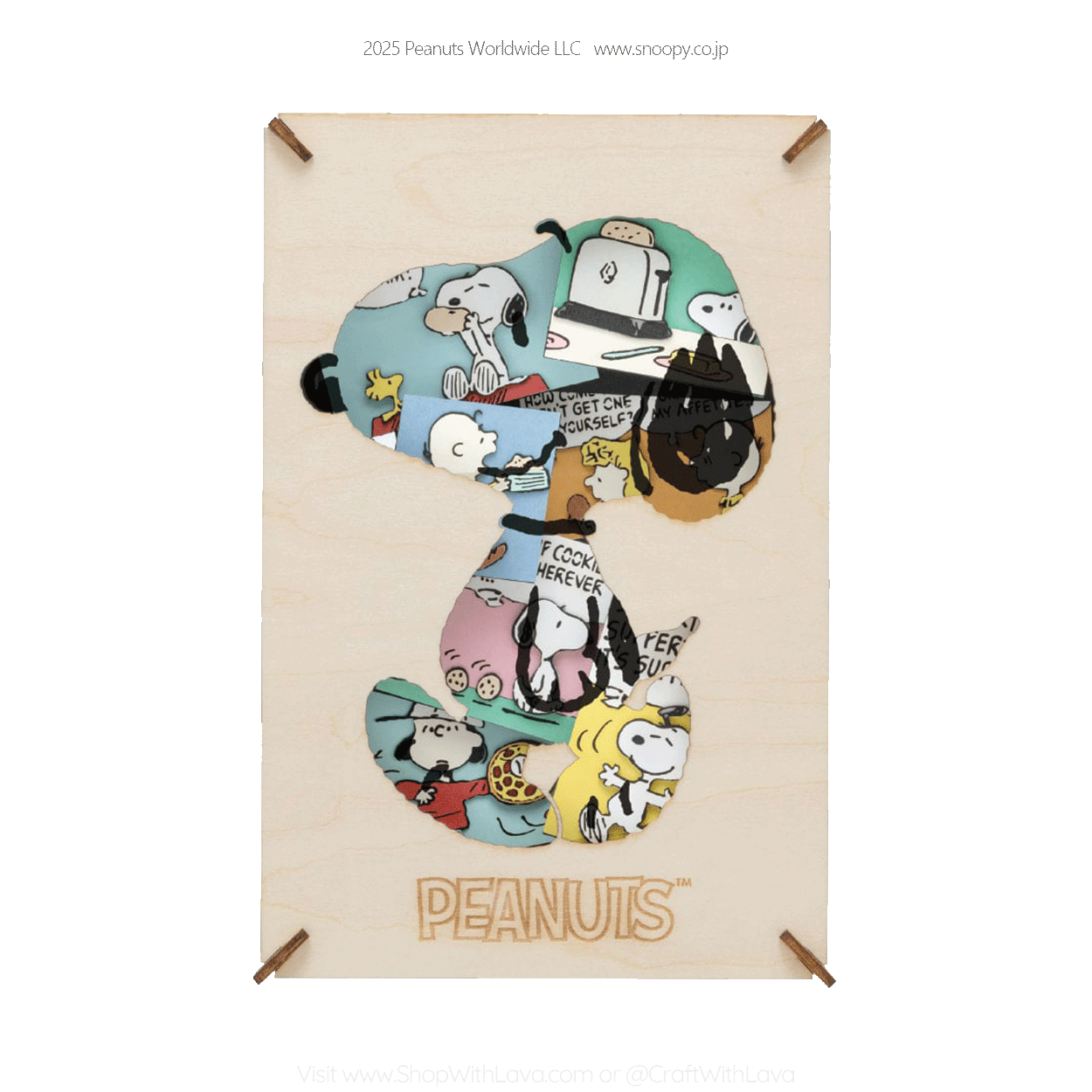Paper Theater Wood | Peanuts | Peanuts PT-WL28