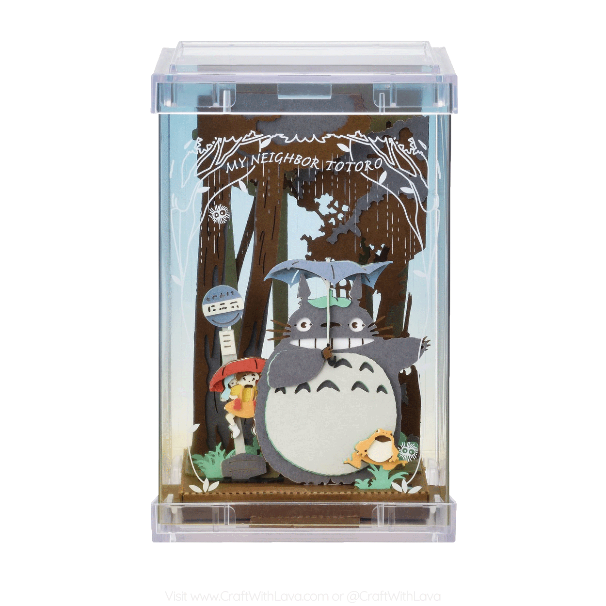 Paper Theater Cube | My Neighbor Totoro | Rain Sound Dance PTC-T05