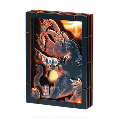 Paper Theater Premium | Godzilla | Godzilla Mothra King Ghidorah Giant Monsters All-Out Attack PT-WP09