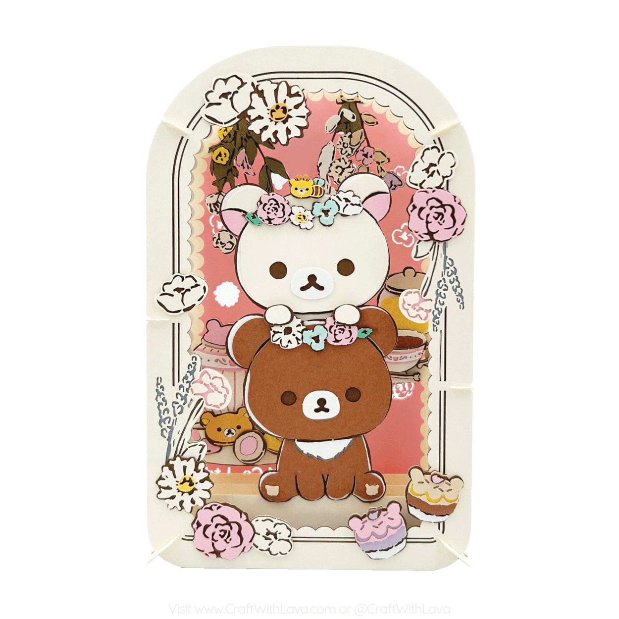 Paper Theater | Rilakkuma | Flower Tea Time PT-L69