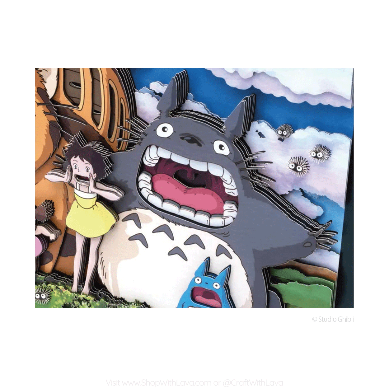 Paper Shadow Art | My Neighbor Totoro | Sound in the sky SA-01