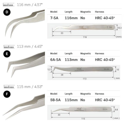 Accessories | VETUS Stainless Steel Tweezers