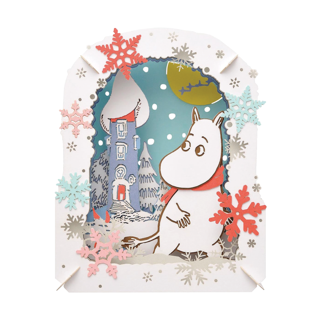 Paper Theater | Moomin | Moomin's House in Winter