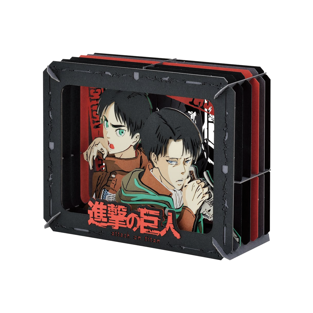 Paper Theater | Attack on Titan | Eren Jaeger and Levi Ackerman