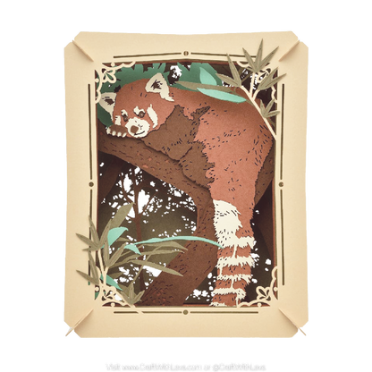 Paper Theater | Animal Series | Red Panda