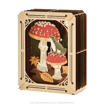 Paper Theater | Animal and Mushroom Series | Frog and Mushroom