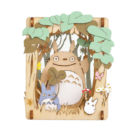 Paper Theater Wood | My Neighbor Totoro | A Moment Under The Tree Shade