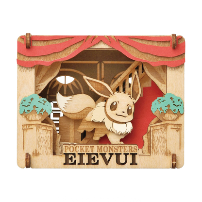 Paper Theater Wood | Pokémon | With Eevee