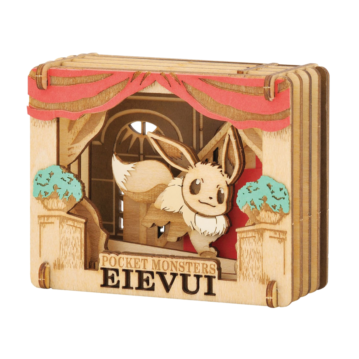 Paper Theater Wood | Pokémon | With Eevee