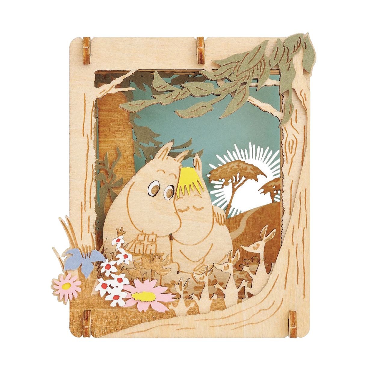 Paper Theater Wood | Moomin | Moomin and Snork Maiden