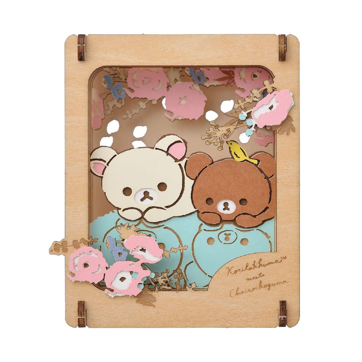 Paper Theater Wood | Rilakkuma | Korilakkuma meets Chairoikoguma