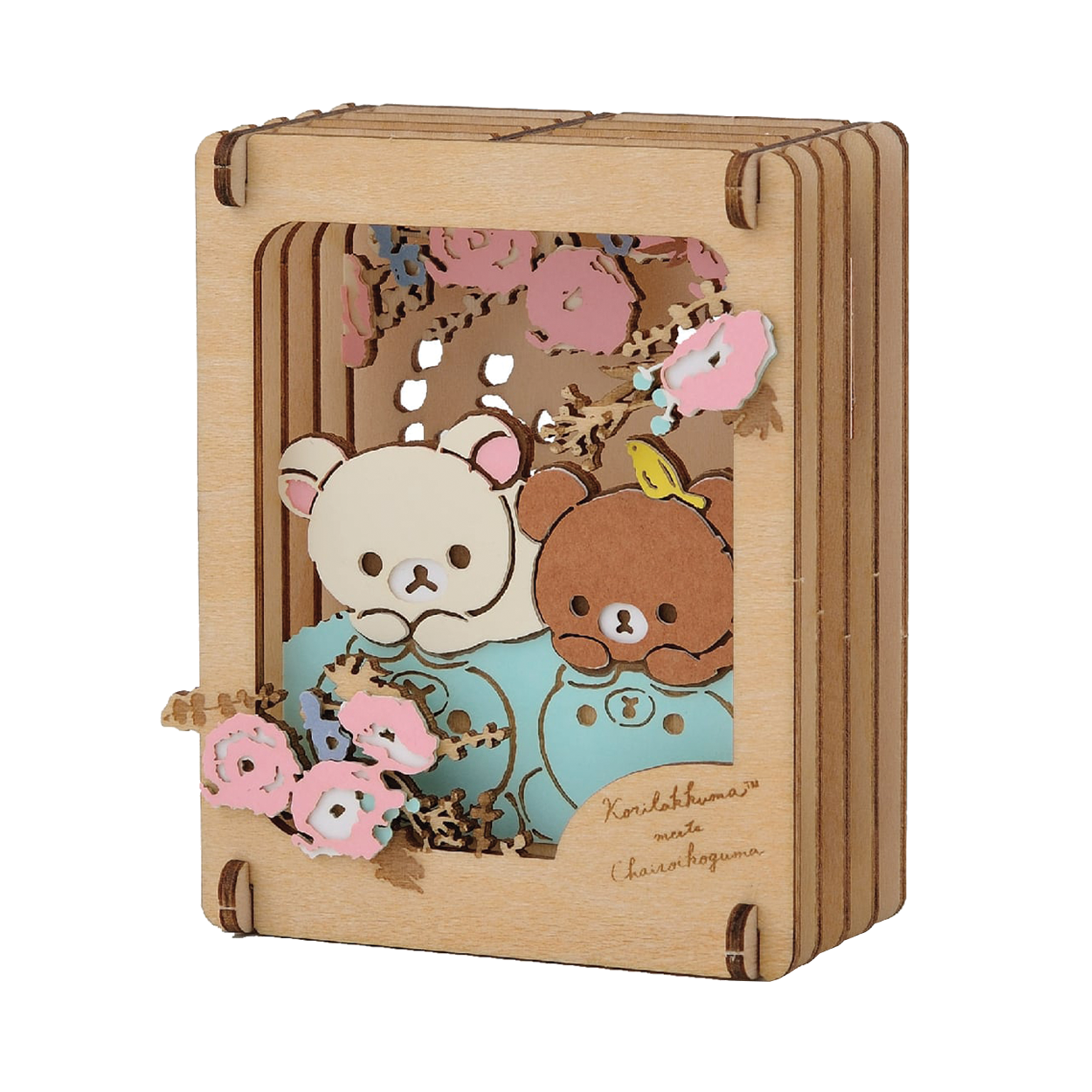 Paper Theater Wood | Rilakkuma | Korilakkuma meets Chairoikoguma