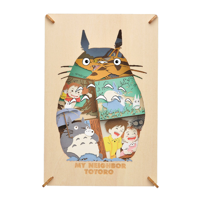 Paper Theater Wood | My Neighbor Totoro | Movie Collage