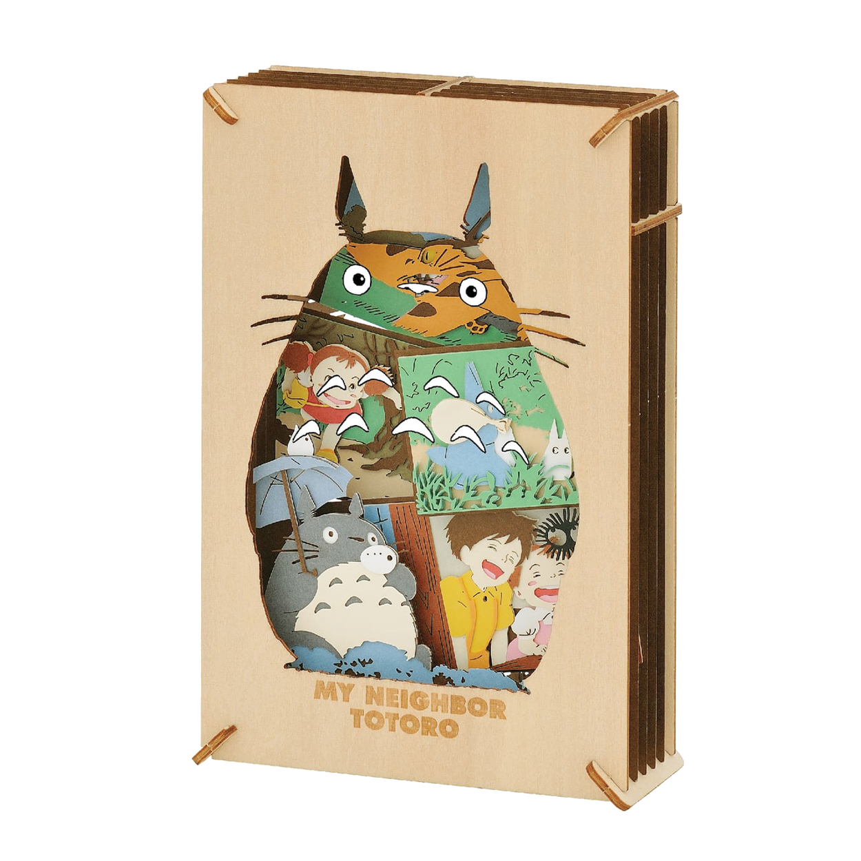 Paper Theater Wood | My Neighbor Totoro | Movie Collage